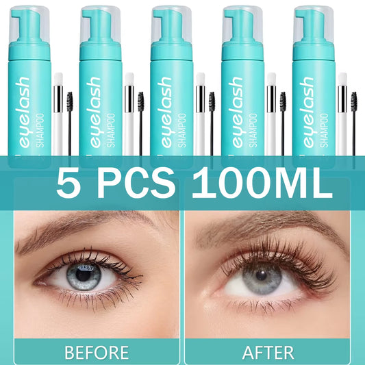 Professional Eyelash Extension Shampoo Foam Cleaner Mousse Wash Oil Dustcare Makeup Remover Glue 50Ml Home Salon Persional Use