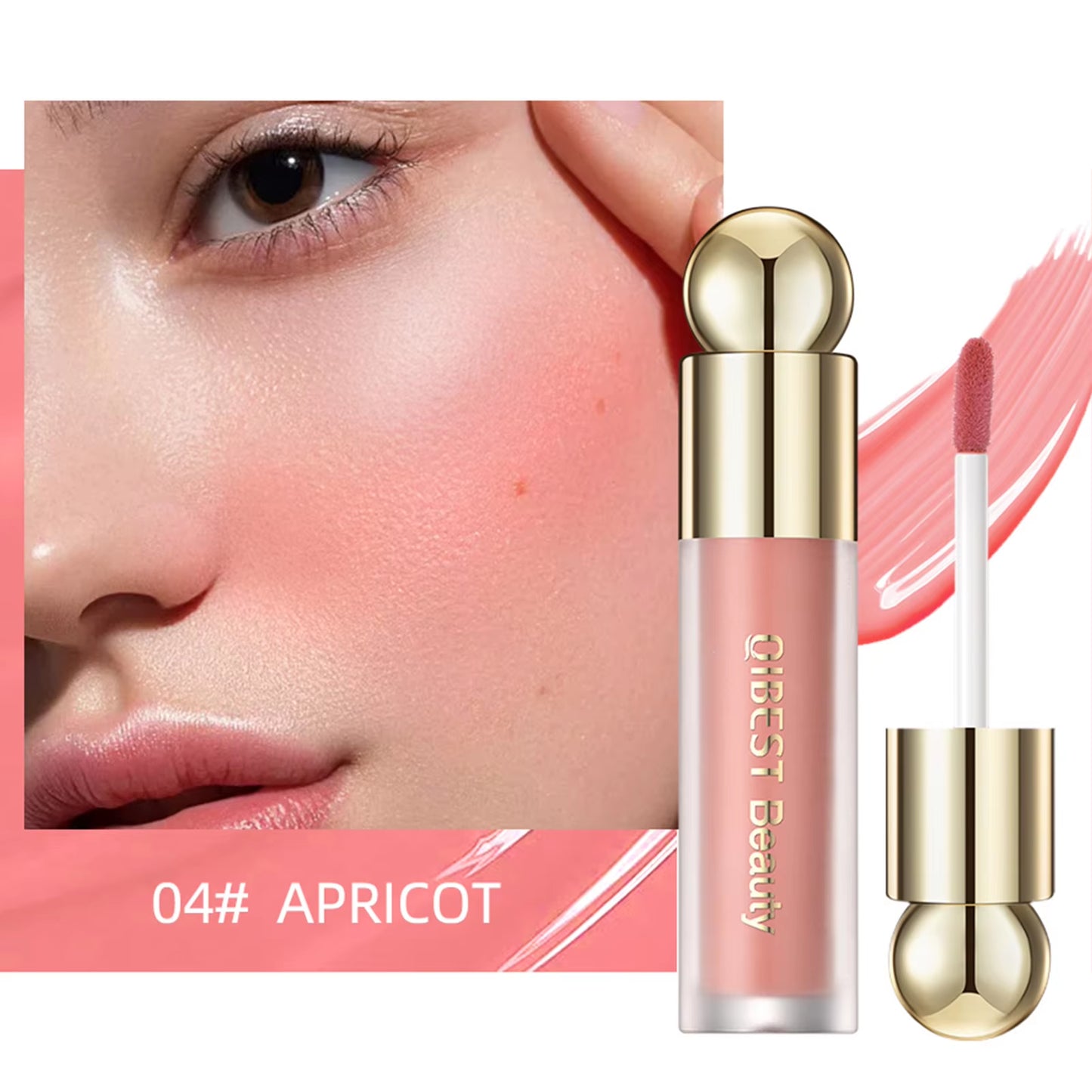 Blush Highlighter Stick Face Liquid Blusher Natural Cream Cheek Eye Tint Peach Blush Contour Blush Brighten Cheek Cosmetic