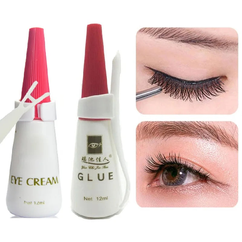 12Ml Classic False Eyelash Glue Little Red Riding Hood False Eyelash Glue Mary Beauty & Yaochi Beauty Eye Lash Glue Wholesale