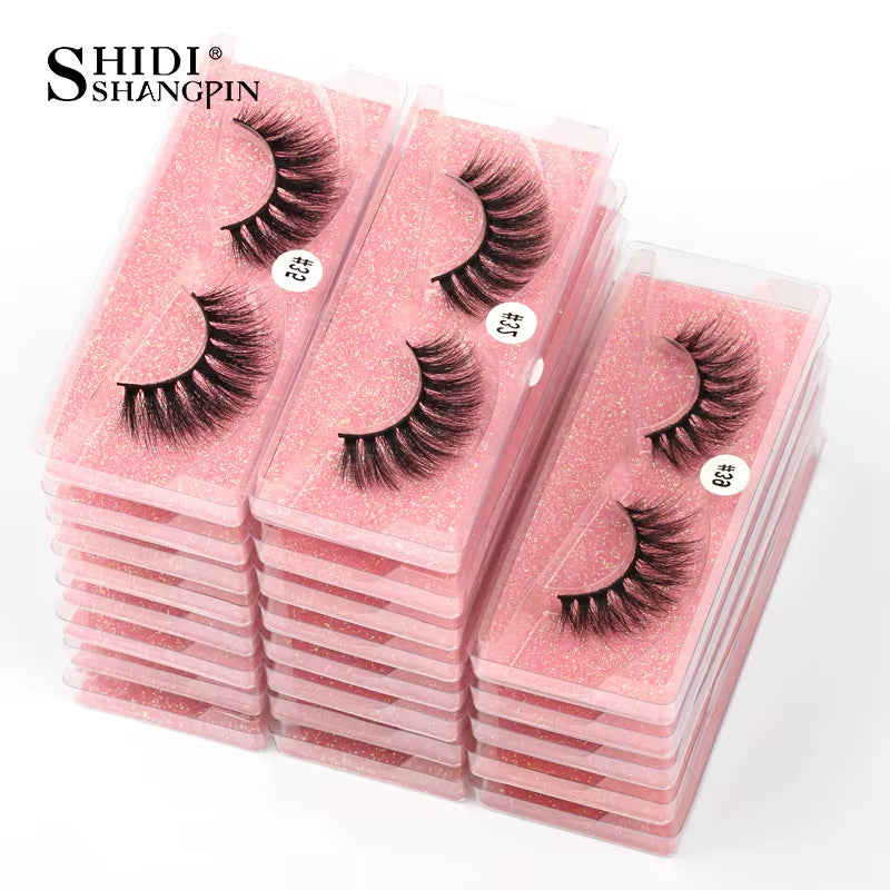 Eyelashes Wholesale 3D Mink Lashes Natural False Eyelashes Long Set Faux Cils Makeup Wholesale Lashes Bulk Lash Vendors