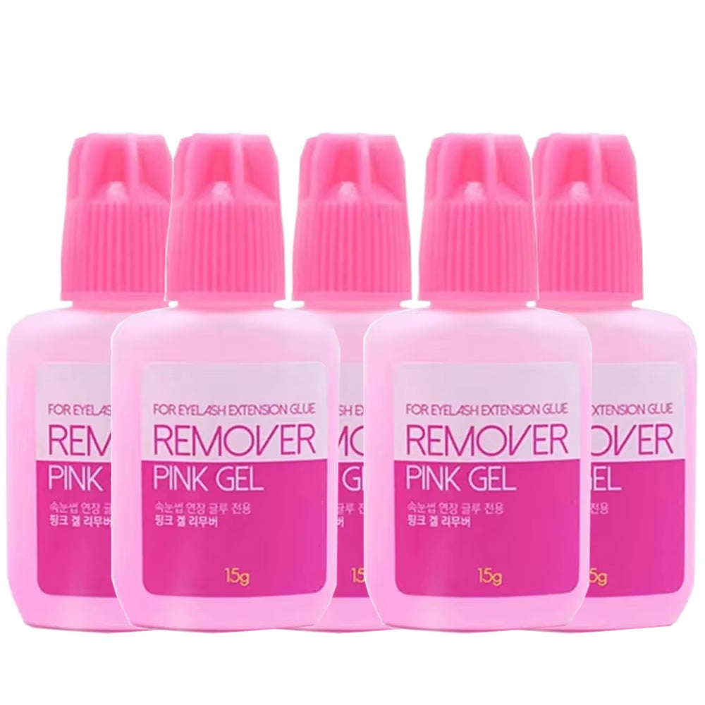 Original Korea Remover Liquid for Eyelash Extensions Glue Wholesale Clear Gel Cleaner False Lash Removal Liquid 15G