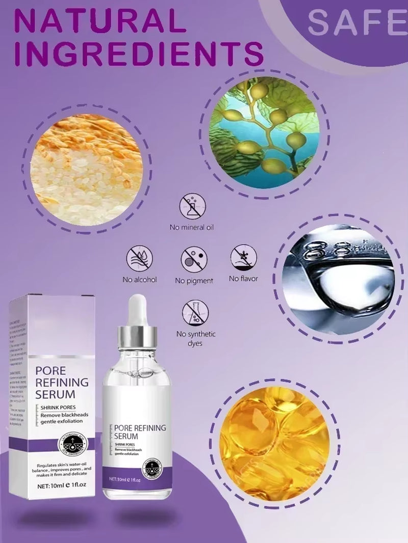 Pore Shrinking Facial Essence Oil Control Repair Nourishing Remove Large Pores Firming Essence Moisturizing