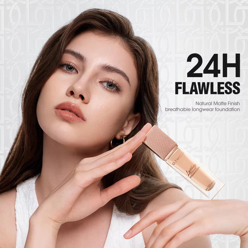 Foundation Cream Moisturizing Oil-Free Long-Lasting Waterproof BB Cream Concealer Full Coverage Foundation Face Makeup