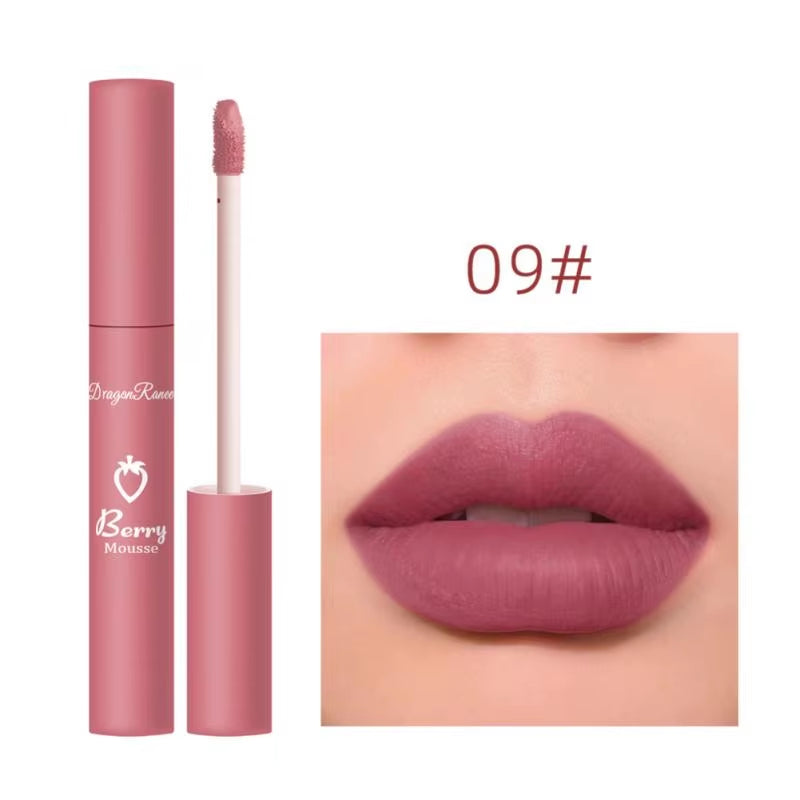 12 Colors Velvet Matte Lip Gloss Waterproof Moisturizing Easy to Wear Long Lasting Hydrating Liquid Lipstick Beauty Cosmetics