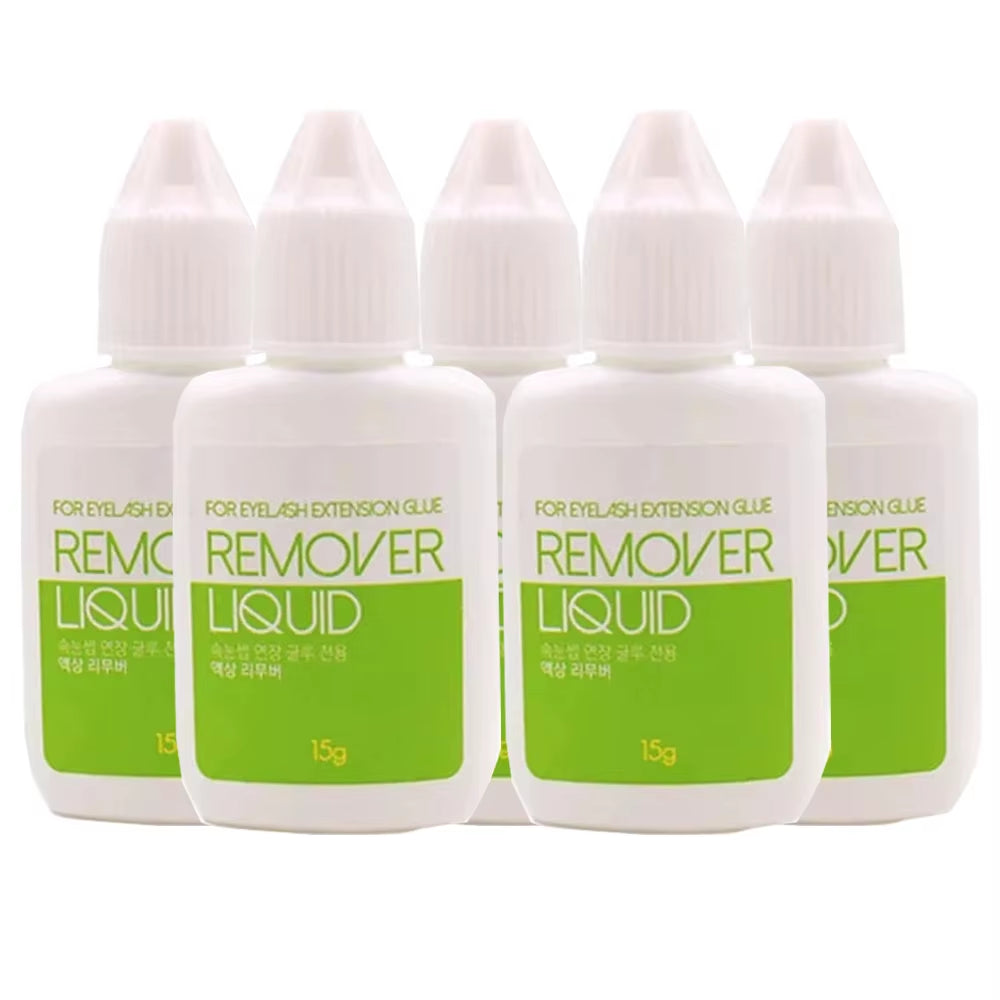 Original Korea Remover Liquid for Eyelash Extensions Glue Wholesale Clear Gel Cleaner False Lash Removal Liquid 15G