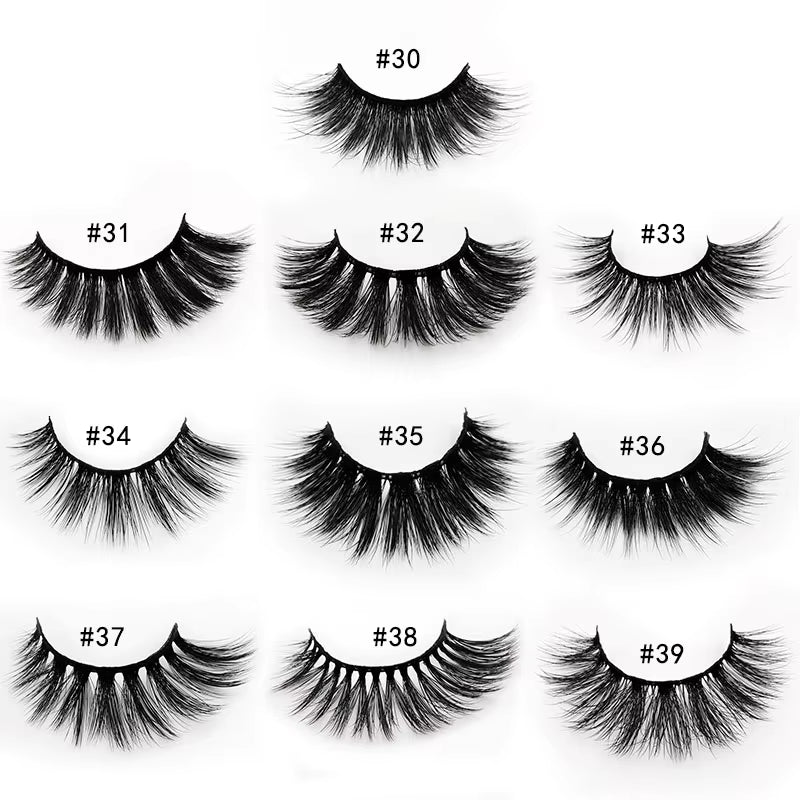 Eyelashes Wholesale 3D Mink Lashes Natural False Eyelashes Long Set Faux Cils Makeup Wholesale Lashes Bulk Lash Vendors