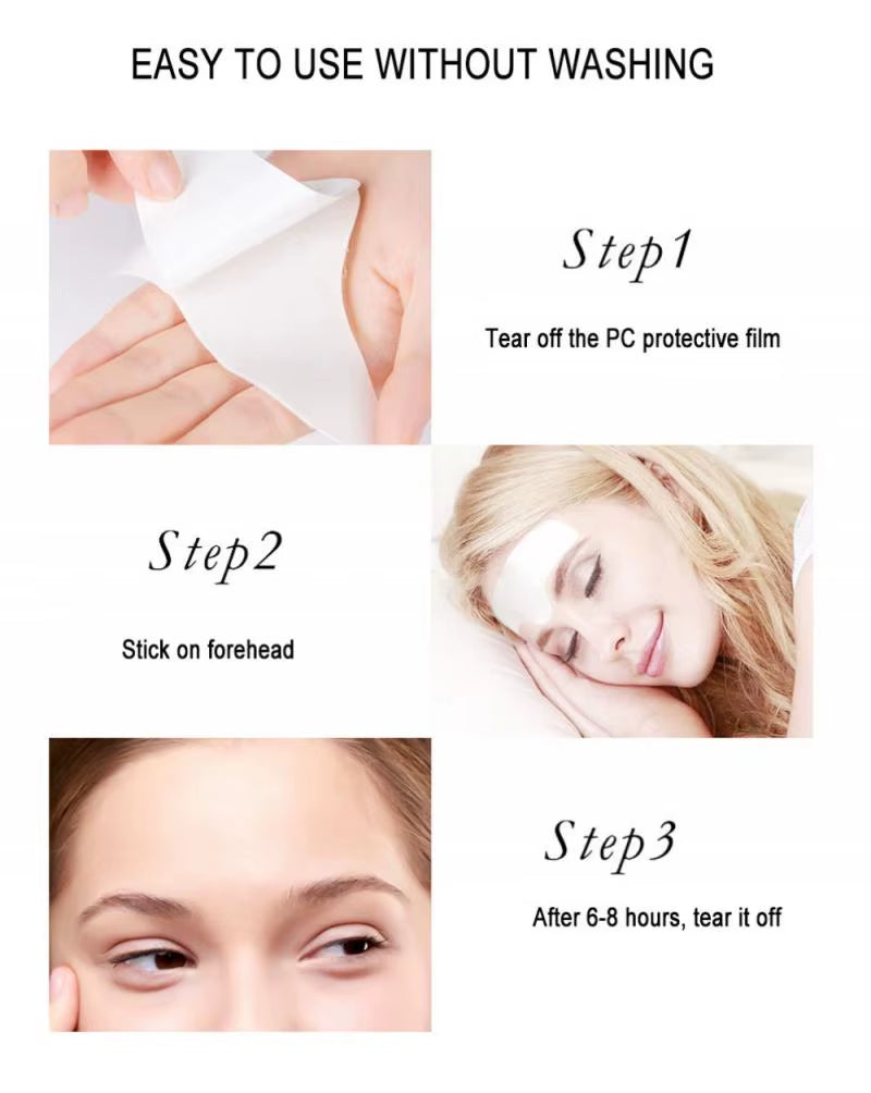 3/5/10Pcs Mask Forehead Line Patch Anti-Wrinkle Stickers Frown Lines Anti-Aging Lifting Moisturizng Patches Forehead Skin Care