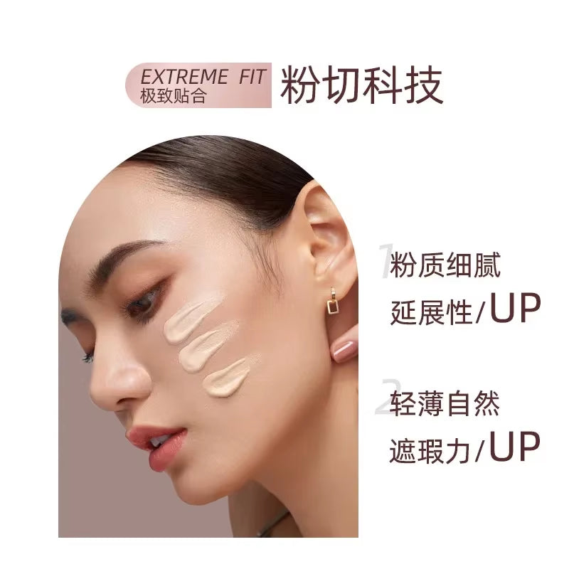 Fabloox Face Make up Foundation Cream Full Coverage Matte Concealer Korea Creamy Skin Oil Control Brighten Long-Lasting Cosmetic