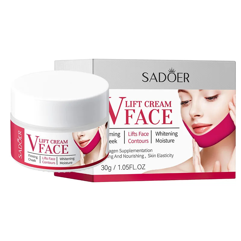 V Line Face Shaper Face Lifting Cream Facial Lifting Tightening Slimming Cream Double Chins Reducer Cream Beauty Products