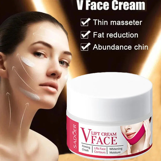 V Line Face Shaper Face Lifting Cream Facial Lifting Tightening Slimming Cream Double Chins Reducer Cream Beauty Products